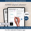 MONOCHROME - ADHD Digital Planner for iPad & Android tablets