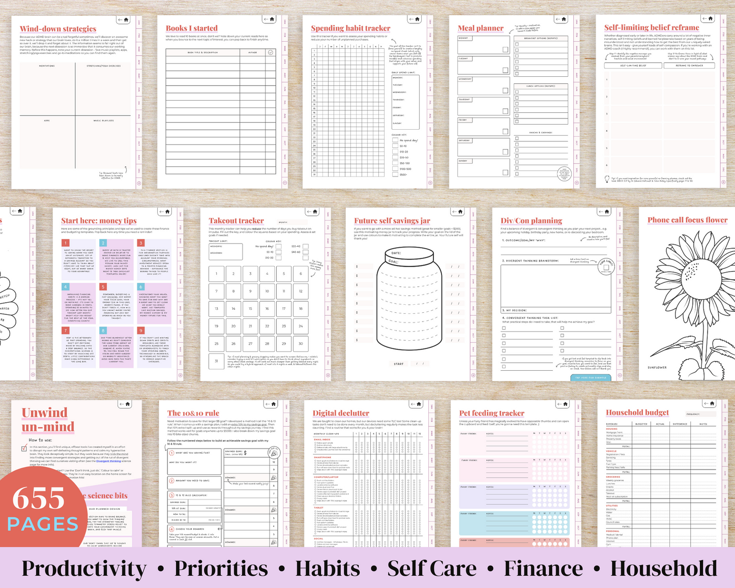 SORBET - ADHD Digital Planner for iPad & Android tablets