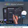 DARK RAINBOW - ADHD Digital Planner for iPad & Android tablets